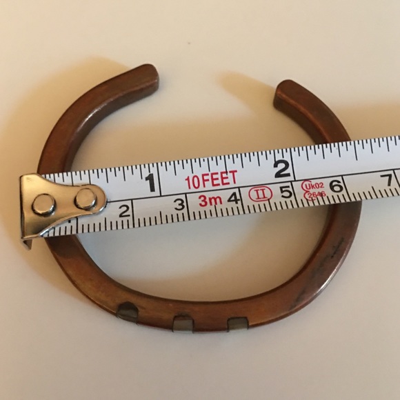 VTG BoHo Copper Cuff Bracelet with inlay MOP - Picture 6 of 12